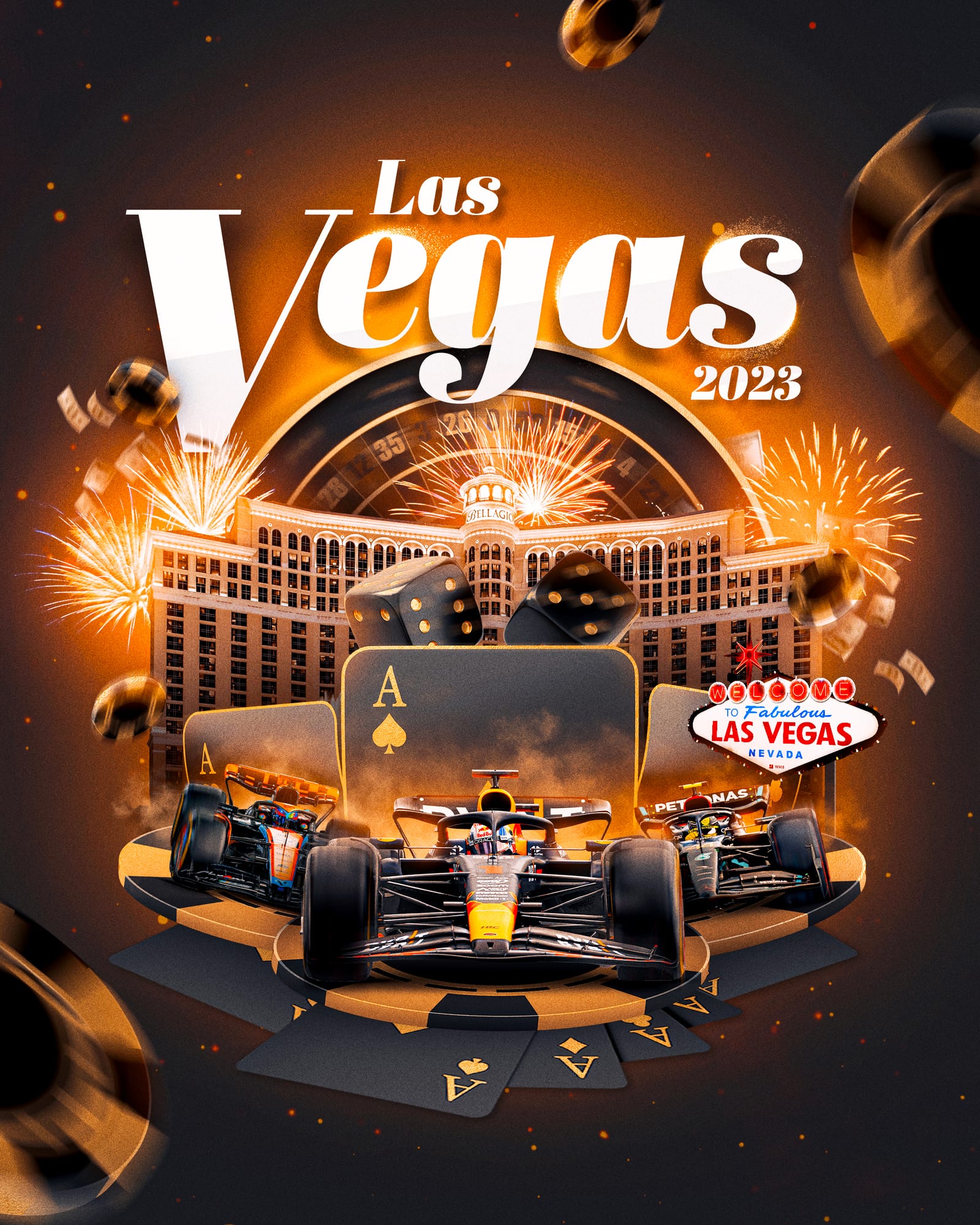 Formula 1 Las Vegas 2023 artwork