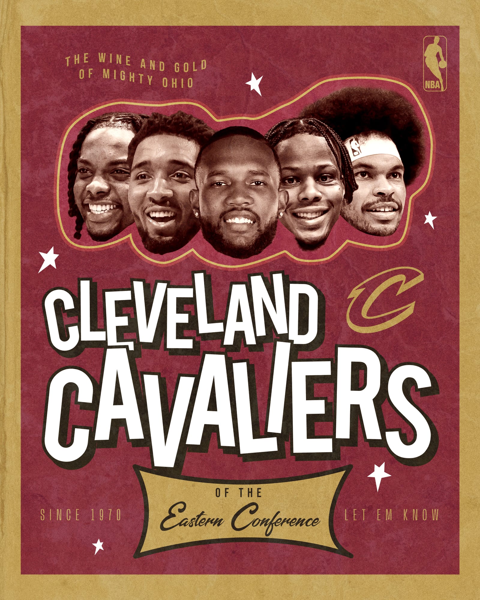 NBA City Series Cleveland Cavaliers artwork