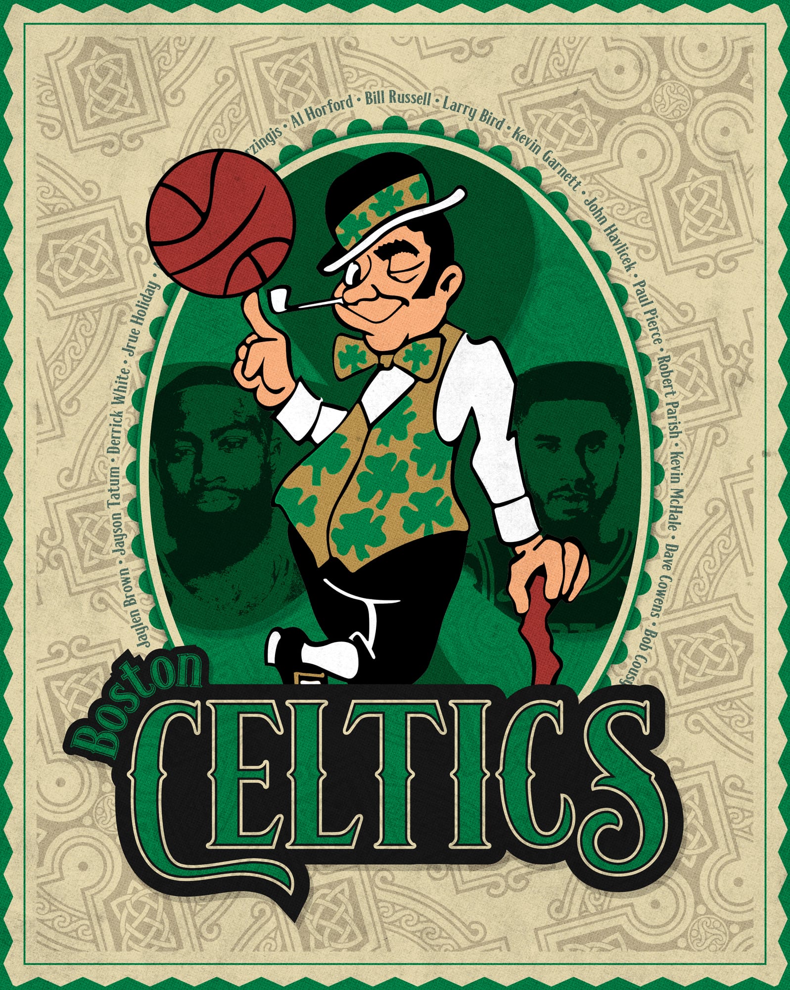 NBA City Series Boston Celtics artwork
