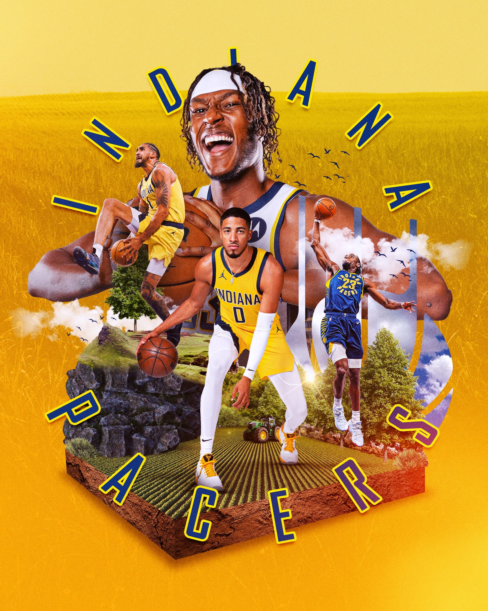 NBA City Series Indiana Pacers artwork