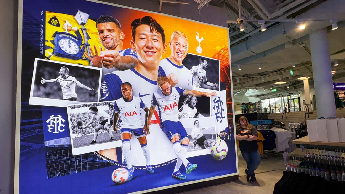 Spurs Stadium Mural